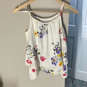 Old Navy floral layered tank top